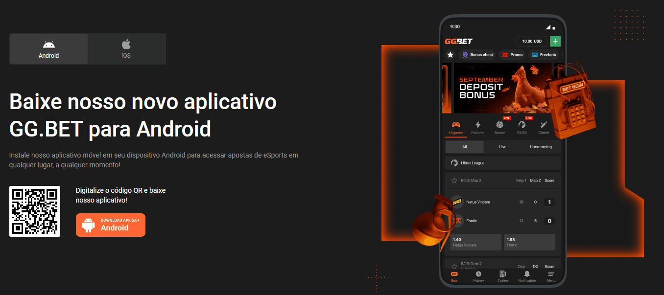 GGBet aplicativo para Android