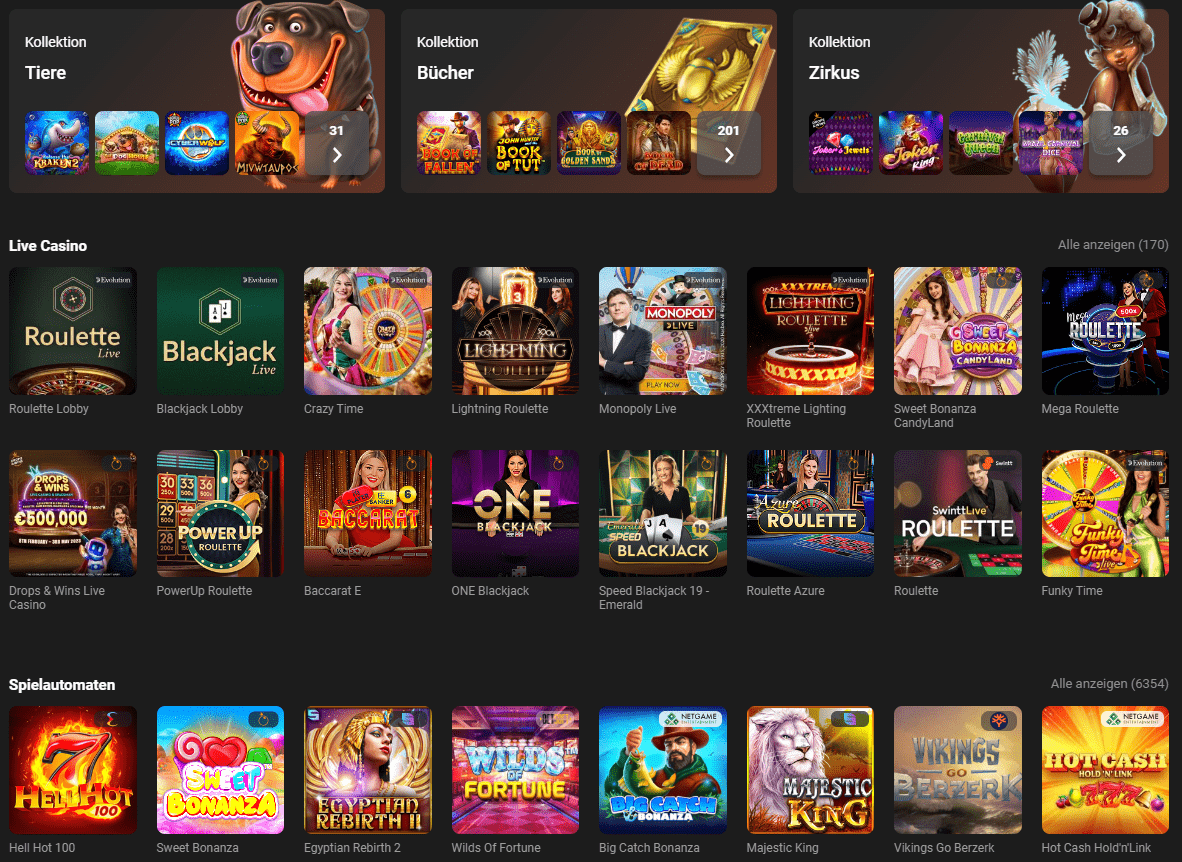GGBet Casino-Spielen