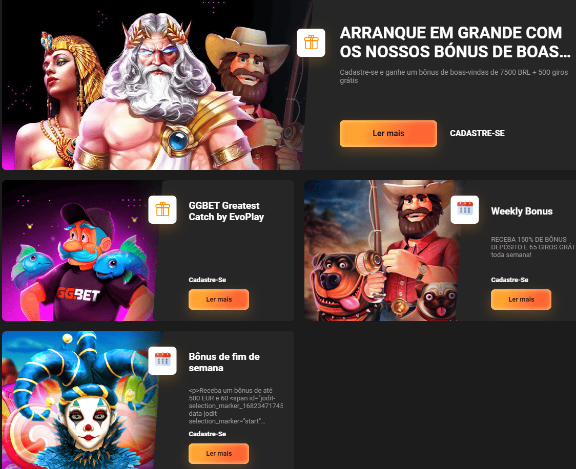GGBet casino bônus