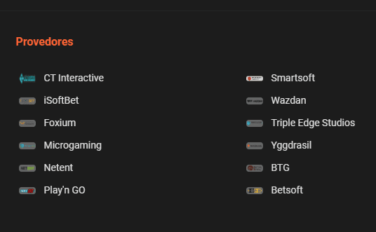 Desenvolvedoras de software de jogos estão na GGBet